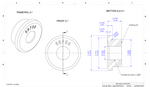 Load image into Gallery viewer, Universal Polyurethane Bushing Half 2" OD x 1 1/2 ID x 3/4" Sleeve
